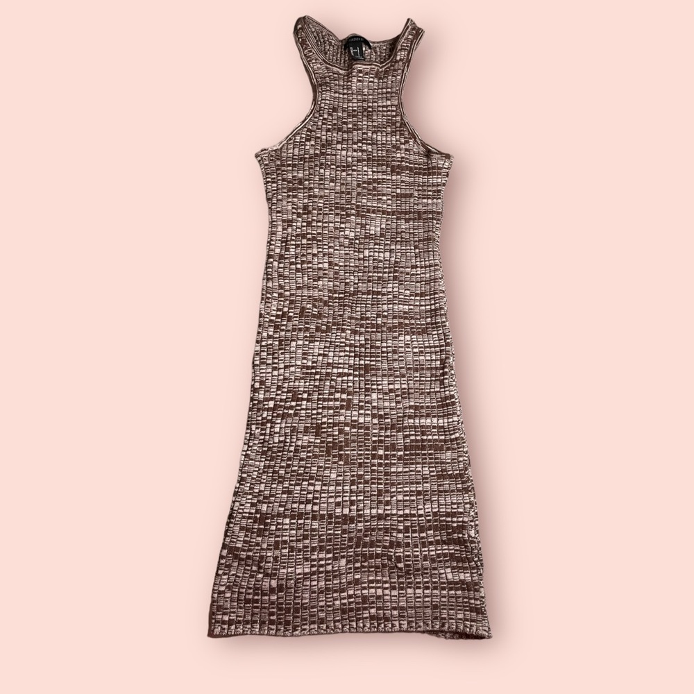 Brown MIDI Dress